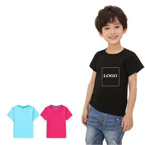 T-shirts à manches courtes en coton tricoté 100% pour garçon de 7 ans, taille plus, confortables pour l'été - Product Image 2