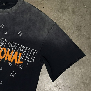 เสื้อยืดคอตตอนทรงบ็อกซี่โอเวอร์ไซส์ สไตล์สตรีทแวร์ พิมพ์ลายกราฟิกวินเทจ Y2K แบบทำสีเอซิดวอช - Product Image 4