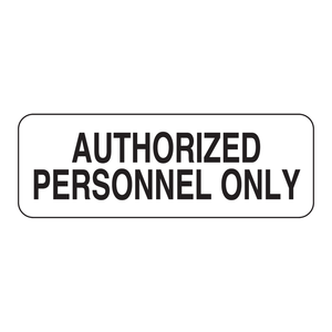 Etiqueta de Seguridad Adhesiva Duradera para Laboratorios e Instalaciones Industriales, Solo para Personal Autorizado de Brady - Product Image 2