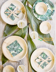 Assiettes, bols et plateaux en feuilles d'arec compostables en gros |   Vaisselle jetable écologique en feuilles de palmier fabriquée au Vietnam - Product Image 6