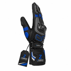 Guantes de Motociclismo Alpha Racing Personalizados, Transpirables, de Cuero, con Pantalla Táctil, para Exteriores, Unisex, Protección Completa para los Dedos, Impermeables - Product Image 5