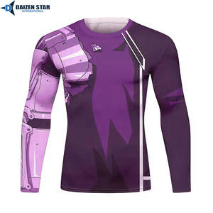 Camiseta de Compresión Ligera con Protección Solar UPF50, Manga Larga, para CrossFit y MMA, Soporte Muscular, Secado Rápido y Transpirable - Product Image 5