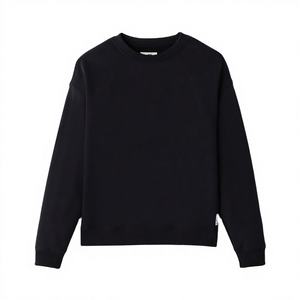 Sudadera de Cuello Redondo de Felpa Francesa de Algodón Grueso Premium para Hombre y Mujer con Gráfico Local y Logotipo Frontal, Servicio OEM/ODM Disponible para Primavera - Product Image 1