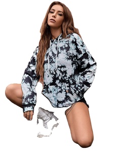 Precio de fábrica 100% algodón Terry Pullover Tie Dye Hoodie Tye Dye sudaderas para hombres/mujeres Sudadera con capucha y sudaderas para ropa - Product Image 5