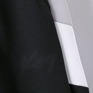 Conjunto Deportivo Unisex con Bloques de Color, Manga Larga, Ropa Casual de Otoño, Material de Poliéster Transpirable, Corte Regular, Conjunto de Joggers para Adultos - Product Image 6