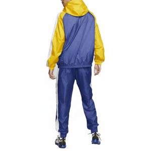 Conjunto Deportivo Personalizado de Otoño para Hombre, Chaqueta Cortavientos y Pantalones Deportivos Transpirables y Ligeros con Capucha, Poliéster/Nailon - Product Image 2