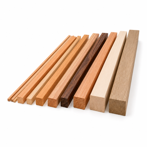 Varillas de Madera Maciza Cuadradas para Pintar, Colorear, Manualidades y Proyectos de Modelismo - Product Image 1