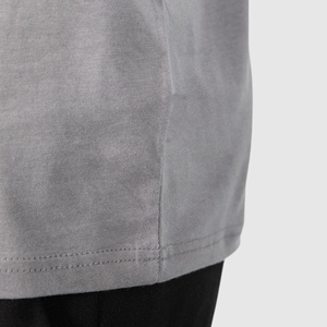 Camiseta Personalizada con Cuello Redondo, Manga Raglán, Logotipo Frontal, 100% Algodón, Ligera, Transpirable, Estilo Urbano para Hombres Fitness - Product Image 5