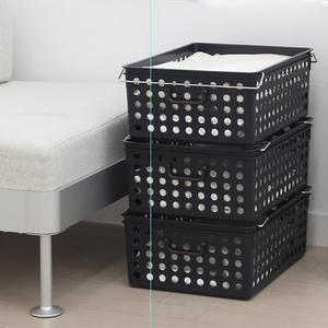 Organizador de Cajones Extraíble de PP Negro Moderno Hecho en Corea, Juego de 5 Piezas SongSong, Almacenamiento Modular que Ahorra Espacio - Product Image 2