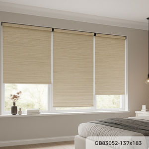 Persianas de Diseño Maderoso en Tono Marrón Suave GB83052 137x183cm, Garantía del Mejor Proveedor, Superventas en Malasia, Calidad OEM para Hogar y Oficina B2B - Product Image 1