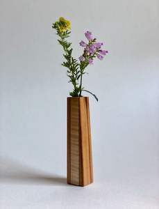 Vase à fleurs en bois le plus vendu pour une décoration élégante de table d'angle de salon avec finition naturelle polie - Product Image 5