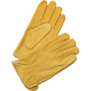 Guantes de cuero de cabra, guantes de mecánico, guantes de cuero resistentes, guantes de trabajo con protección contra impactos, guantes de cuero de cabra de alto rendimiento - Product Image 2