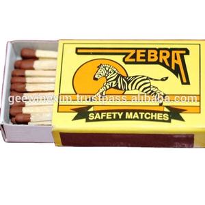 Safety Light Wood Firestarters Custom Colorful Match Head Papel y material de cera Stick con efecto de logotipo impreso de cartón - Product Image 1