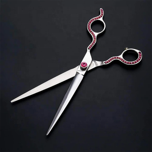 High Quality 2026 Custom Size <b>Ceramic</b> Handle Beauty Salon Barber Scissors for Professional Hairdressing and Styling - Product Image 3