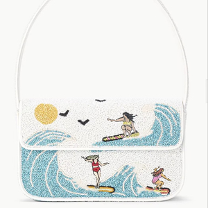 Indian Women's Bohemian Style Cotton Handmade Beaded Messenger Evening Bag Shopping Light Weight Eco-Friendly Large Capacity Bag - Product Image 1