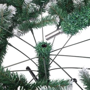 Albero di Natale in PVC Bianco Spray da 2,13 m con 870 Rami, Modello YJ - Product Image 4
