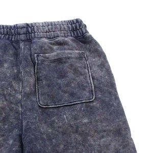 Shorts de survêtement personnalisés en gros pour hommes, 100 % coton, shorts délavés à l'acide, haute qualité, sur mesure, collection 2026 - Product Image 5