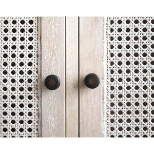 Mueble de Almacenamiento Moderno de Madera Maciza con Estantes y Puertas, Mueble Ecológico y Duradero para Sala de Estar, Dormitorio o Uso Hospitalario - Product Image 4