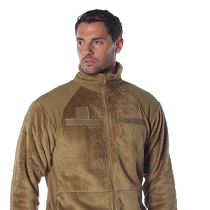 Men's Quarter-Zip Stand Collar <b>Fleece</b> <b>Jacket</b> Solid Color Casual Breathable Polyester Material Cotton <b>Lining</b> Regular Fit Winter - Product Image 6