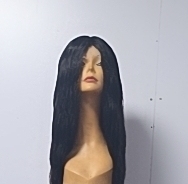 Perruque complète 26 pouces 100% cheveux humains Remy indiens, ondulation naturelle, Lace Front, qualité supérieure, densité moyenne, Taz Hair Bd, perruque sans colle - Product Image 6
