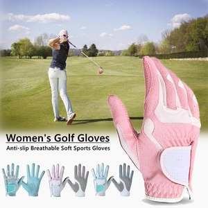 Nouveauté : Gants de golf en cuir de mouton respirant de qualité supérieure, pour droitier ou gaucher, design antidérapant, unisexes, pour le sport - Product Image 5