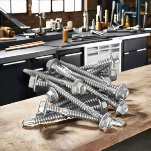 PDC Self-Drilling Screws Washer Head Zinc/Hot-Dip Galvanized Carbon Steel Metric/Inch Standard Thread Class 8 Model 5 - Product Image 1