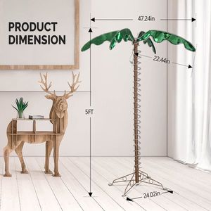Luci Decorative per Alberi da Giardino a Forma di Cocco, 5 Piedi, 207 Luci, 31V 6W, Elegante Decorazione per Esterni - Product Image 4