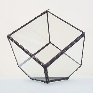 Terrario Geométrico Moderno de Vidrio Negro para Plantas, Contenedor para Oficina, Balcón, Ventana, Jardín, Exhibición de Flores, Caja Decorativa - Product Image 3