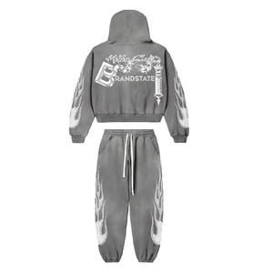 2026 New USA Distress Embroidery Hoodie Latest Streetwear Fashion Hoodie High Quality Cotton Material - Product Image 2