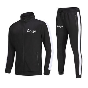 Fabricant de vêtements OEM personnalisés – Ensemble homme automne coupe-vent avec cordon de serrage, veste et pantalon, hauts à manches longues, pantalons de sport, streetwear - Product Image 5