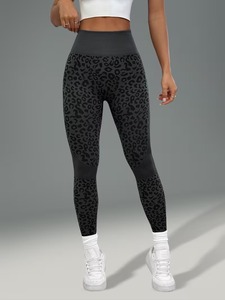 Premium Jungle <b>Animal</b> <b>Pattern</b> Fitness Yoga Leggings | High Elasticity Training Tights | Moisture Wicking Sport Track Pants - Product Image 1