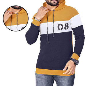 Sweat-shirts à capuche unisexe de haute qualité, personnalisables avec logo brodé, confortables pour hommes. - Product Image 6