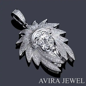 จี้เพชรโมอิสซาไนต์สุดหรู เงินแท้ 925 ชุบทองคำสีกุหลาบ สไตล์ฮิปฮอป สำหรับผู้ชายและผู้หญิง สวมใส่ในงานปาร์ตี้ ได้รับการรับรองจาก GRA - Product Image 2