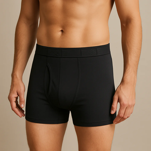 Ropa Interior Masculina OEM, Calzoncillos Boxer de Algodón para Hombre, Calzoncillos Tejidos, Venta al Por Mayor Directa de Fábrica - Product Image 1