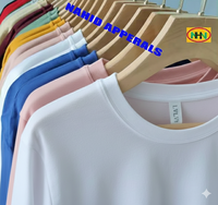 T-shirt Homme Tendance Couleur Unie 100% Coton Vente en Gros Écologique Anti-Plis Personnalisable MOQ 200 Pièces Exportation Bangladesh