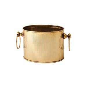 Cubetas de Hielo de Latón de Diseño Creativo con Acabado Dorado para Bares, Hoteles, Suministros, Enfriador de Vino, Cubitera para Champán - Product Image 1