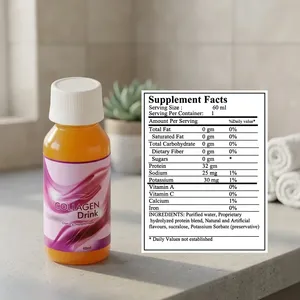 Inner Radiance Marine Collagen Drink Supplement Oral Liquid 60ml for Adult Beauty Health Care Tissue <b>Builder</b> 18 Months Shelf - Product Image 4
