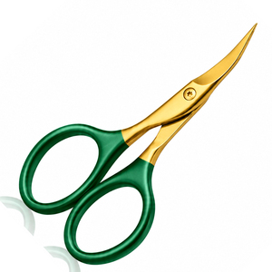 Curved Precision Cuticle Shears Fine Point Compact Design Smooth Action Adjustable Tension Screw Premium Manicure Instrument - Product Image 6