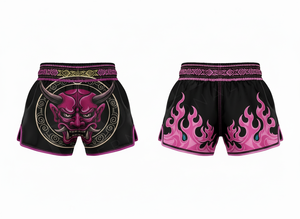 Shorts de Muay Thai personnalisés avec logo, pour hommes, en satin, pour la boxe, les arts martiaux, les combats, imprimés sur toute la surface. - Product Image 6