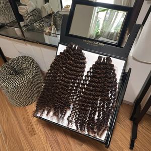 Extensions de cheveux humains indiens vierges, échantillon gratuit de paquets de cheveux, cheveux 100 naturels bon marché de haute qualité, cheveux bruts, vente en gros OEM - Product Image 5