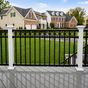 Panneaux de clôture en fer forgé sur mesure, décoratifs, pour extérieur, jardin, sécurité, clôture métallique pour projets résidentiels et commerciaux - Product Image 1