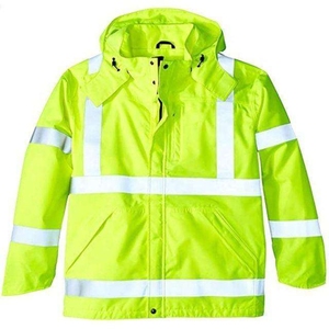 Veste de travail haute visibilité, veste de sécurité réfléchissante, logo personnalisé, fabricant de vêtements de travail OEM, veste de construction imperméable - Product Image 1