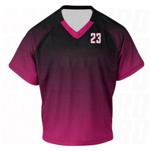 Maillots de lacrosse unisexes, dernier design, entièrement personnalisables, réversibles, logo personnalisé, manches courtes, respirants, légers, athlétiques - Product Image 5