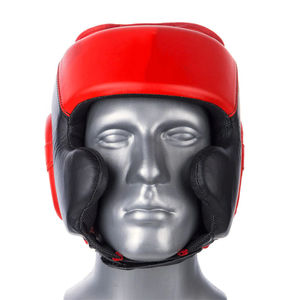 ขายส่งราคาถูก คุณภาพสูง หน้ากากป้องกันศีรษะหนัง PU สำหรับผู้ใหญ่ ชาย หญิง ป้องกันเต็มหน้า ระบายอากาศได้ดี น้ำหนักเบา ทนทาน - Product Image 1