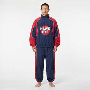Ensemble de survêtement décontracté léger en nylon coupe-vent pour homme - Product Image 1