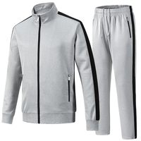 Survêtement coupe-vent en polyester léger et respirant de haute qualité pour homme, couleur unie, col montant, sweat-shirt décontracté