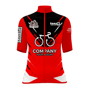 Jersey de Ciclismo para Mujer, Personalizado con Sublimación, Transpirable, de Secado Rápido, Manga Corta, Cremallera Delantera, Fabricante OEM ODM - Product Image 6