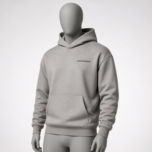 Sweat à capuche d'hiver personnalisé pour homme avec logo personnalisé, imprimé en sérigraphie, 100% coton molletonné - Product Image 1