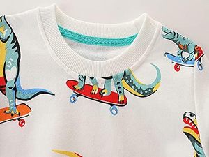 เสื้อสเวตเชิ้ตเด็ก แฟชั่นเรียบง่าย คอกลม ผ้าฝ้าย สำหรับฤดูหนาว ขายส่งจากโรงงาน เสื้อสเวตเชิ้ตลำลองเด็ก เนื้อผ้านุ่ม - Product Image 1