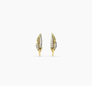 Pendientes de Oro Blanco de 14 Quilates con Diamantes Cultivados en Laboratorio, Certificados por IGI, Corte Brillante Redondo VS1, para Mujer, Regalo de Aniversario de Bodas - Product Image 1